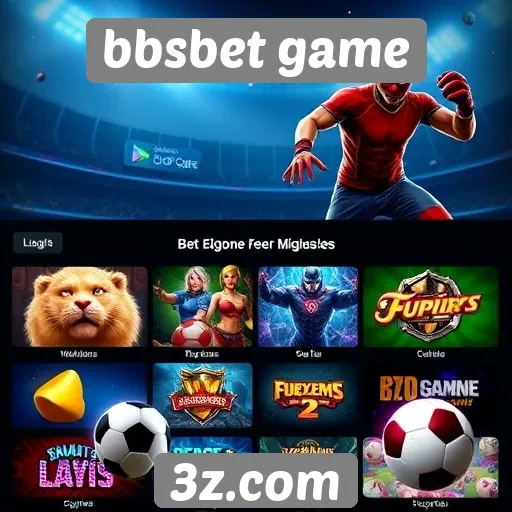 Variedade de jogos oferecidos no bbsbet game